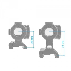 Прицел коллиматорный Veber Wolf Alfa RD1X20MRS mini арт.: 30858 [VEBER]